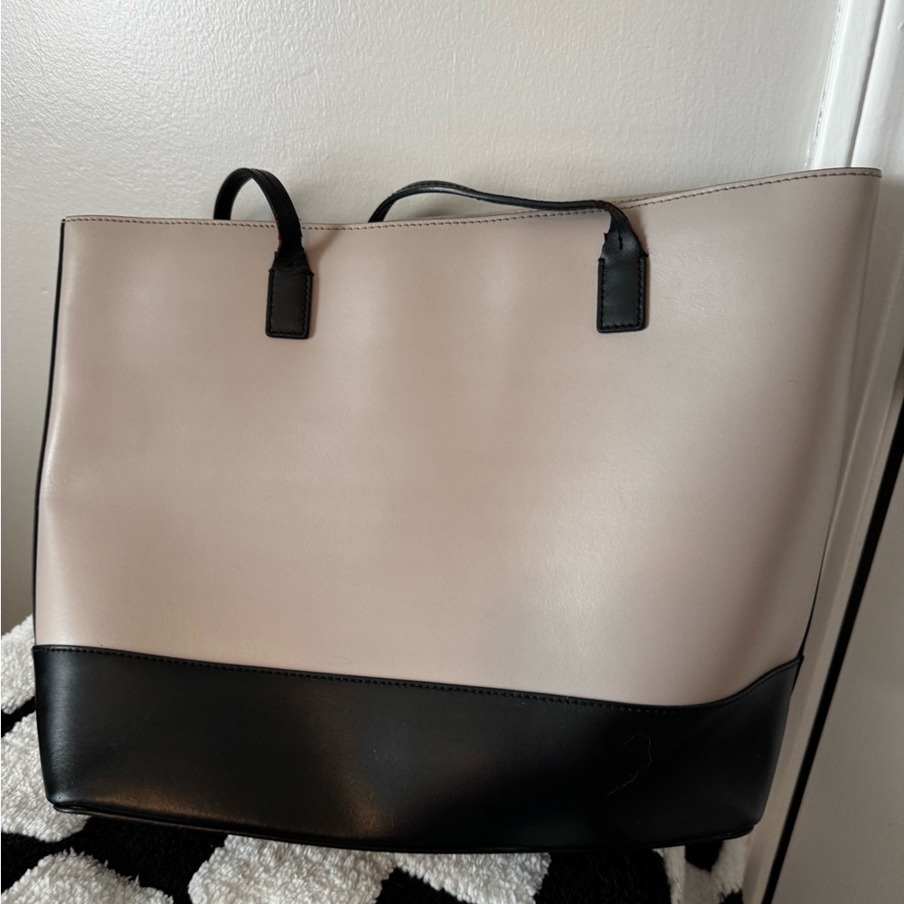 Kate Spade New York Sawyer Street Tori Colorblock Tote Bag - Cream & Black - Picture 7 of 11